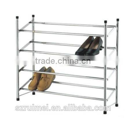 Traditional 4 tiers practical household rack modular shoe rack