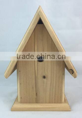 FSC derictional hot Selling wooden birdhouse /bird cage,decor garden
