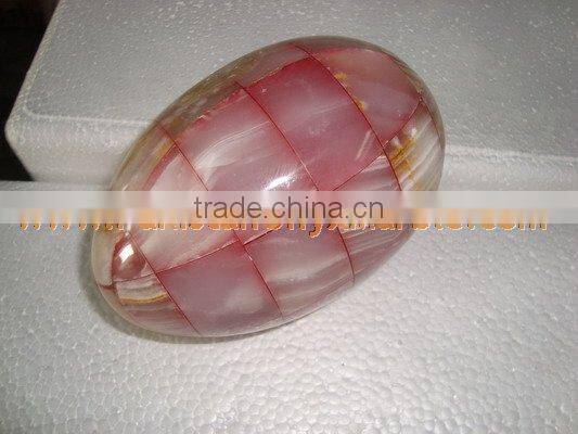 Most Amazing CUSTOM DESIGN AND SIZE Handemade Good Price ONYX EGGS HANDICRAFTS