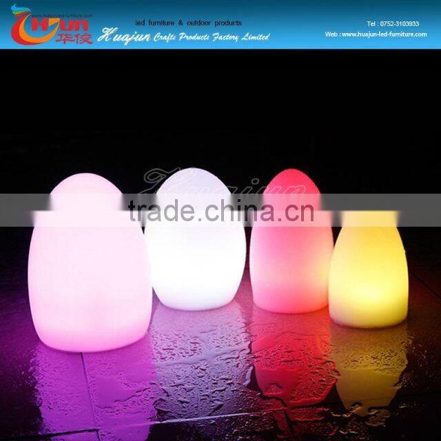 skillful manufacture led table lamp& specially price led plastic lamp with color changing
