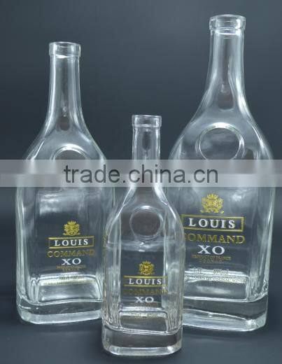500ml 750ml 1.5L clear empty glass wine bottle wholesale