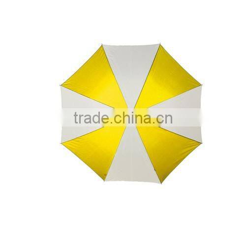 automatic umbrella with wooden handle and metal shaft