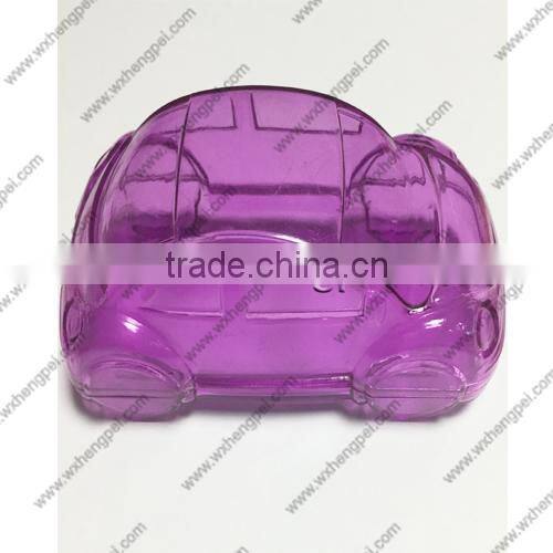 Cleverish portable cute car plastic storage jewelry wedding box kit