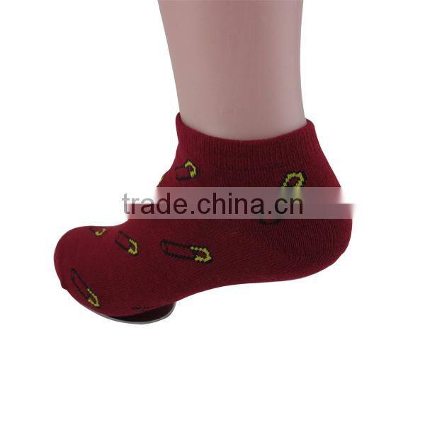 2015 Cotton women fruit cheap sock wholesale price