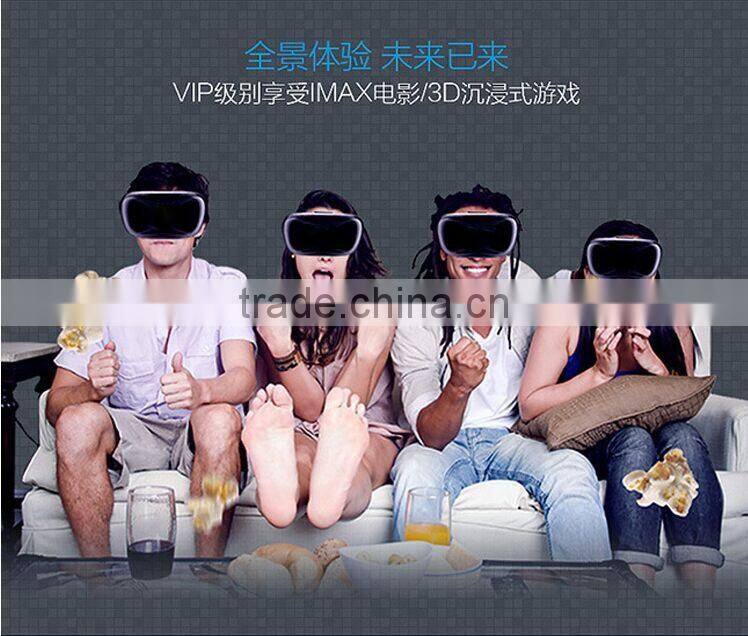 2015 New Arrival Powerfull 3D Virtual Reality Glasses Support 3D Movie/Games/Video All In One Android 3D VR Box Factory Price