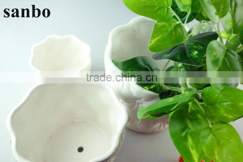 Hot Sale Personalized Wholesale Can Shape New Designed Ceramic Flower Vase and Flower Pot