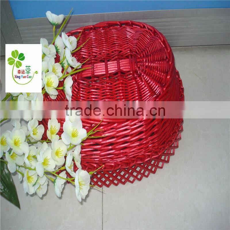 oval wicker storage fruit basket fruit basket