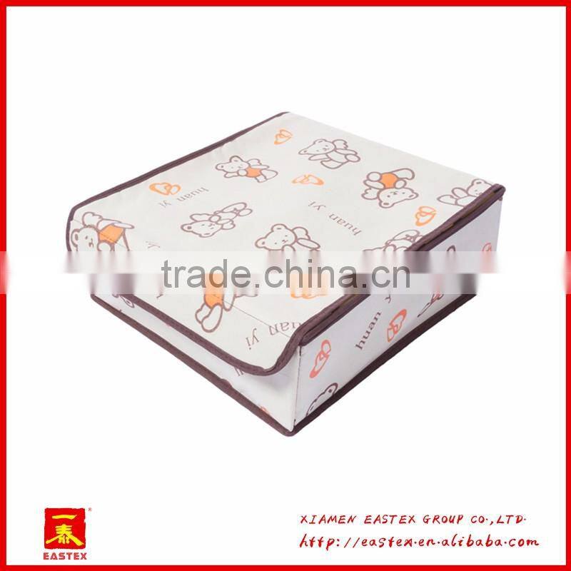 High quality non-woven 9 grid socks/bra/briefs storage Box
