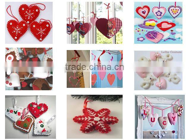 high quality fashion new design polyester felt wholesale christmas hanging ornament suppliers manufacturer in China OEM ODM