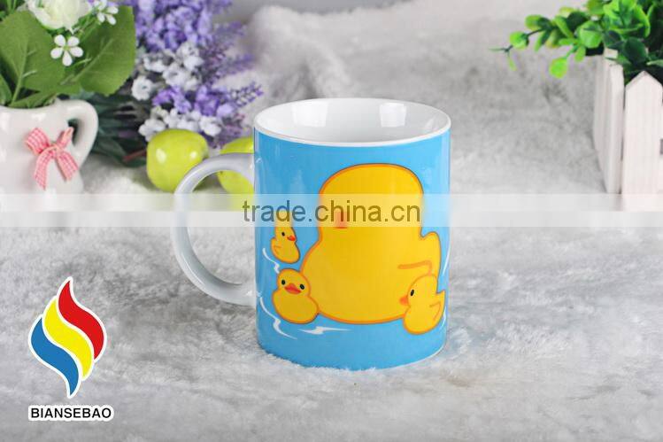 ceramic white coffee mugs logo printing