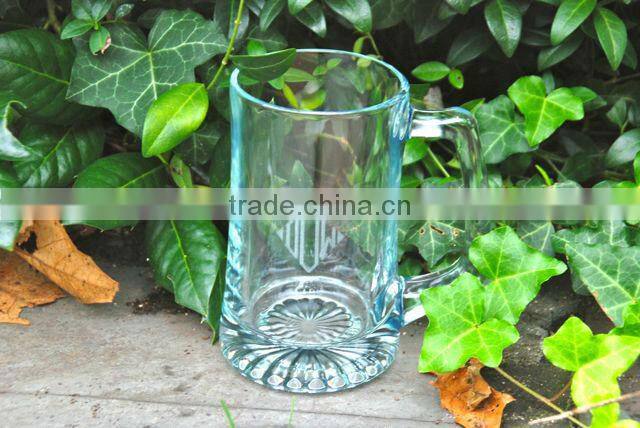 Flyers large glass beer mug