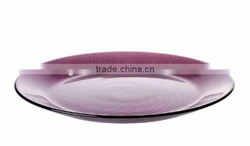High quality transparent glass fruit plate