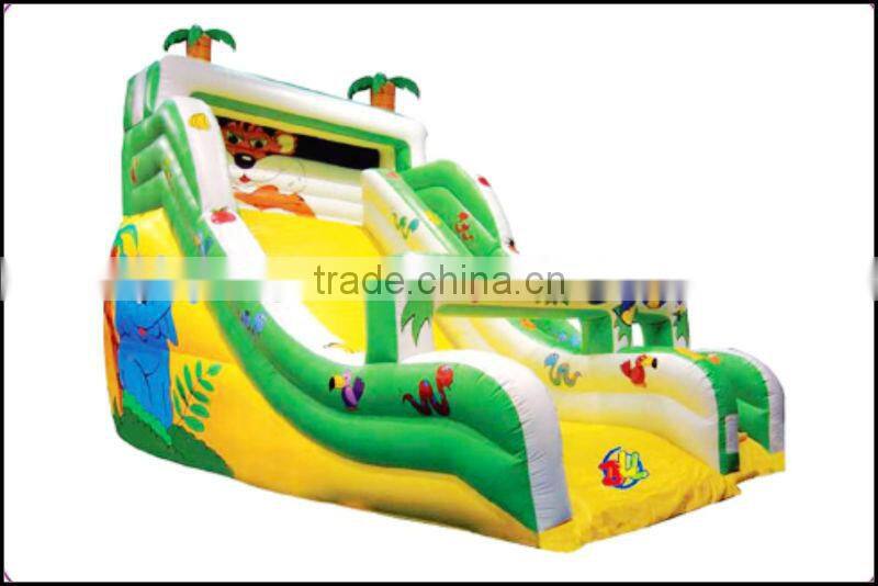 (HD-9601)Happy Island !Commercial Used Inflatable Jumper Slides