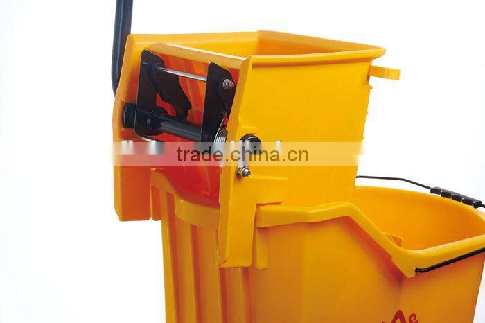good use strong durable cleaning bucket with wheels for hotel