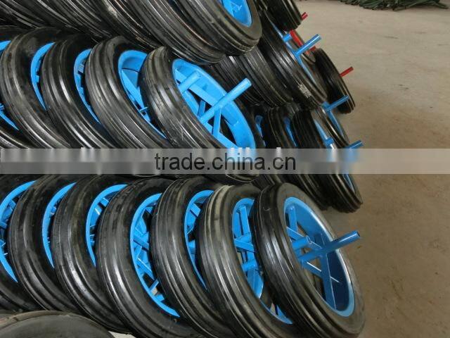Good quality solid rubber wheel
