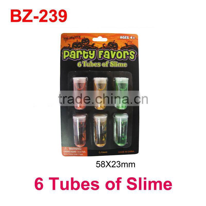 colorful party favor test tube slime