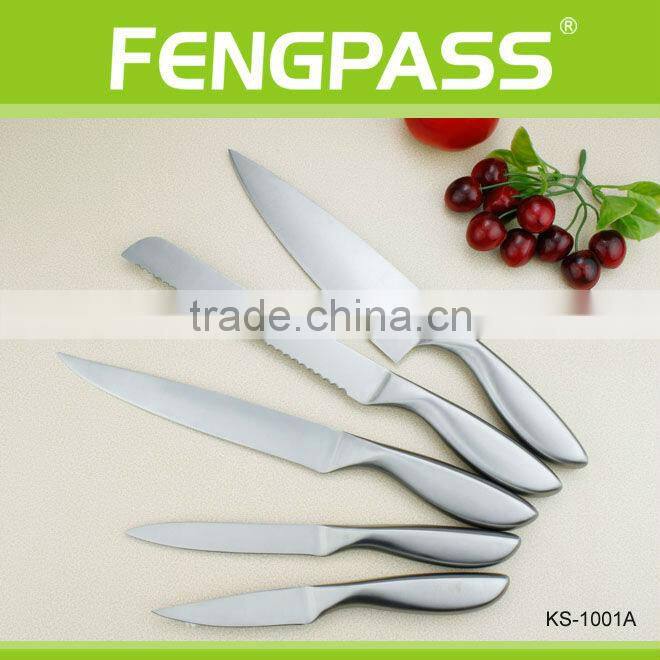 safty design stainless steel kitchen knife set(609-33-70)