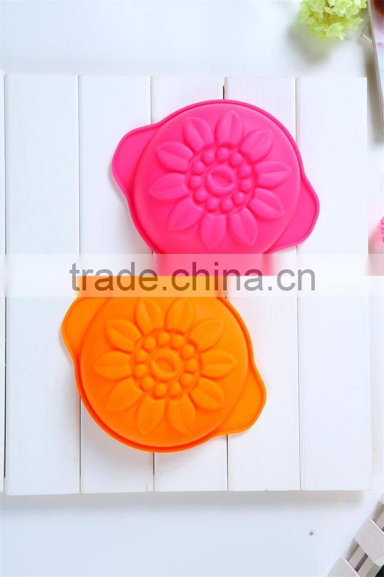 Sunflower Birthday Party Cake Silicone Mold Silicone Bakeware Bowl