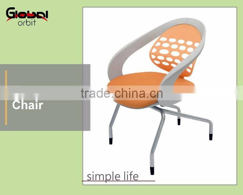 Ergonomic office chair with wheels, height adjustable colorful computer chair