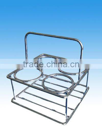 545-7 kitchen wire kitchen sliding cabinet iron storage basket