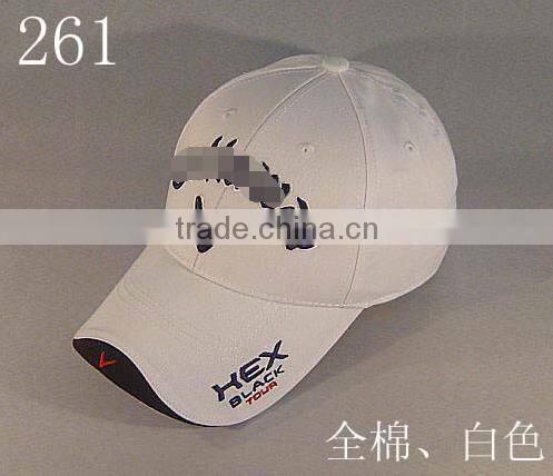Custom embroidered logo Cotton material Golf Cap
