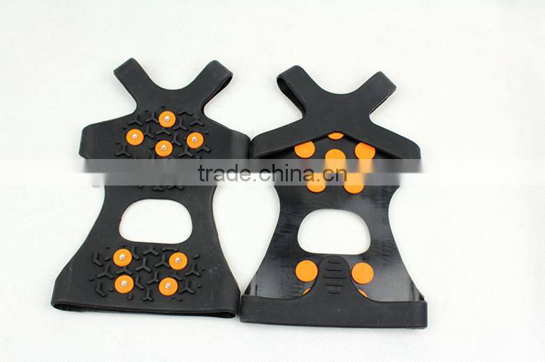 Fashion professional convenient ice spikes Anti-slip silicone rubber crampons