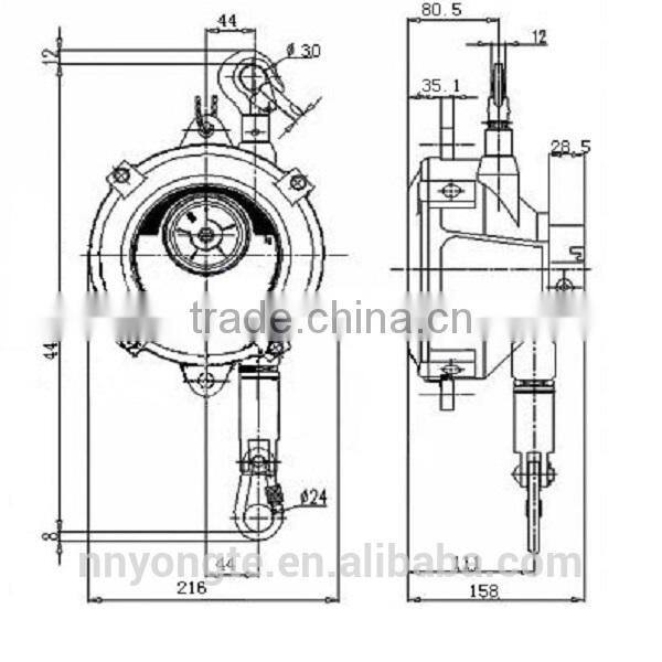 Hot Sell 1-120kg Spring Weight Balancer