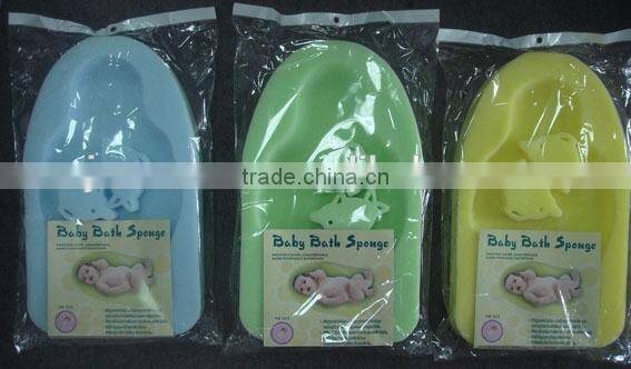 colorful and cute bath sponge for kids,animal shape bath sponge for baby