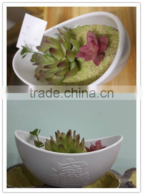 Artificial mini plant potted succulent combination mini succulent