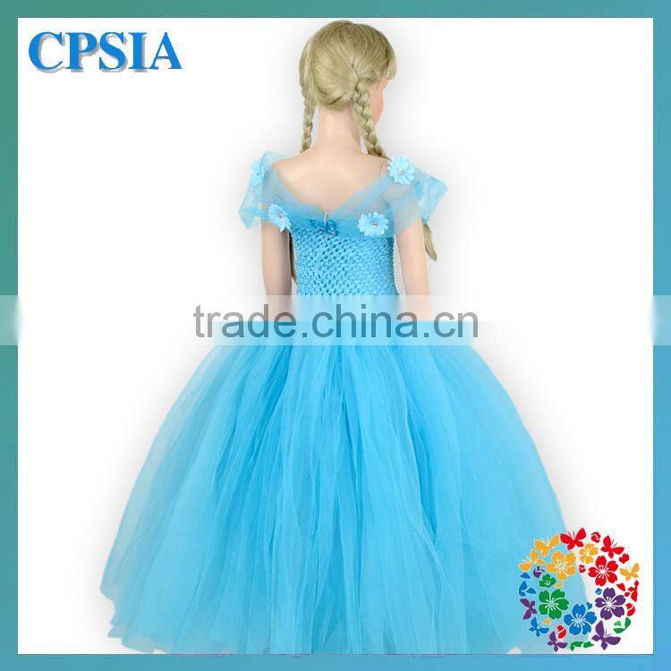 2015 Latest Designs Simple Long Dress Cinderella Dresses For Girls Wedding DressesTutu Night Dress