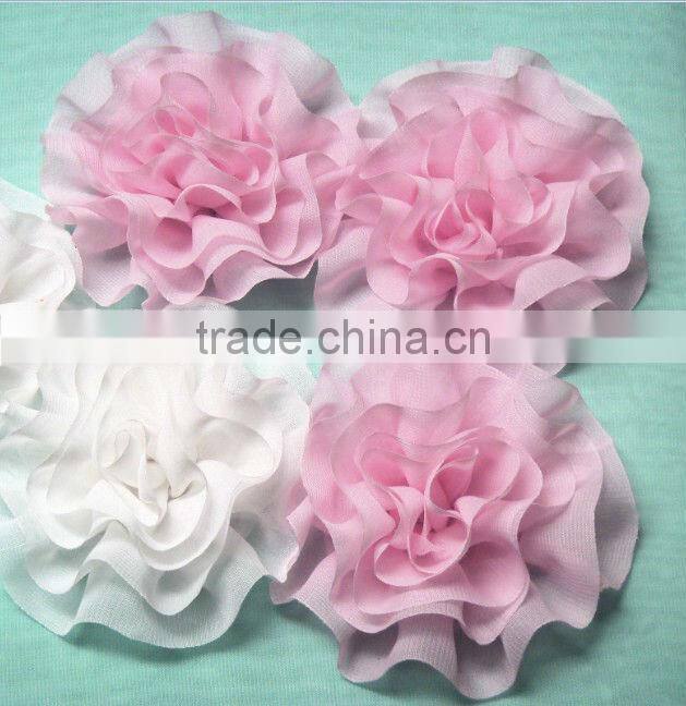 CF0386 New arrival fashion large ivory pearl center lace CF0386 New arrival fashion large ivory pearl center lace hair bow