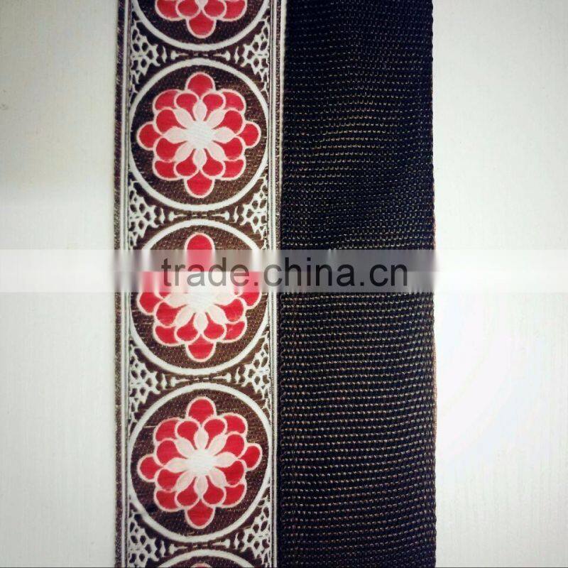 Custom high quality metal yarn jacquard ribbon for decoration