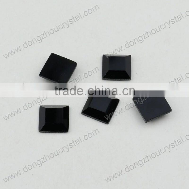 DZ-1008 wholesale flat back fancy glass stones for jewelry making