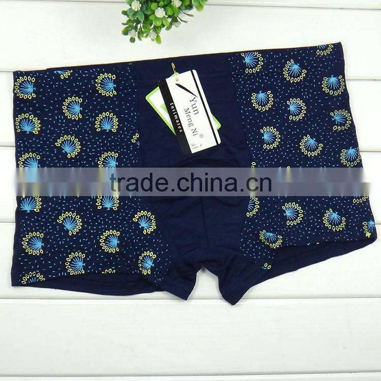 High quality boxer short bamboo fiber men sexy underwear boxer shorts