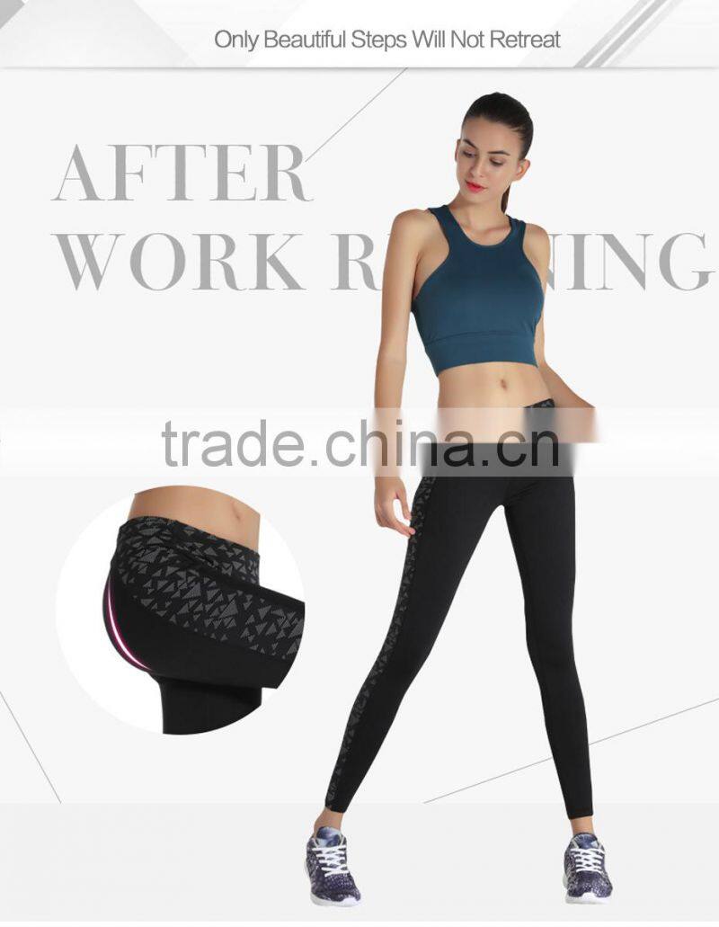 China Supplier Women Fitness Wear Elastic Gym Sports Pants For Yoga