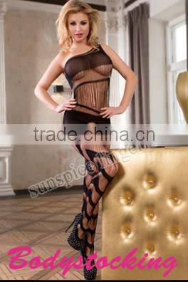 2015 High quality hot sales lingerie sexy sexi open bikini teddy sexy lingerie fishnet teddy