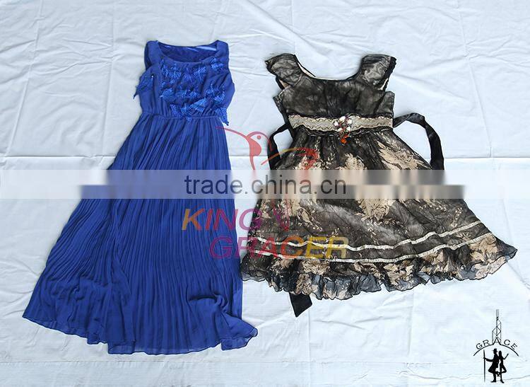 Factory Price Recycling Used Silk Dress Clothing Second Hand Used Clothing