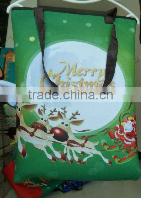 Santa Claus shopping bag