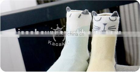 baby cute cotton socks, silicone print baby socks,baby socks