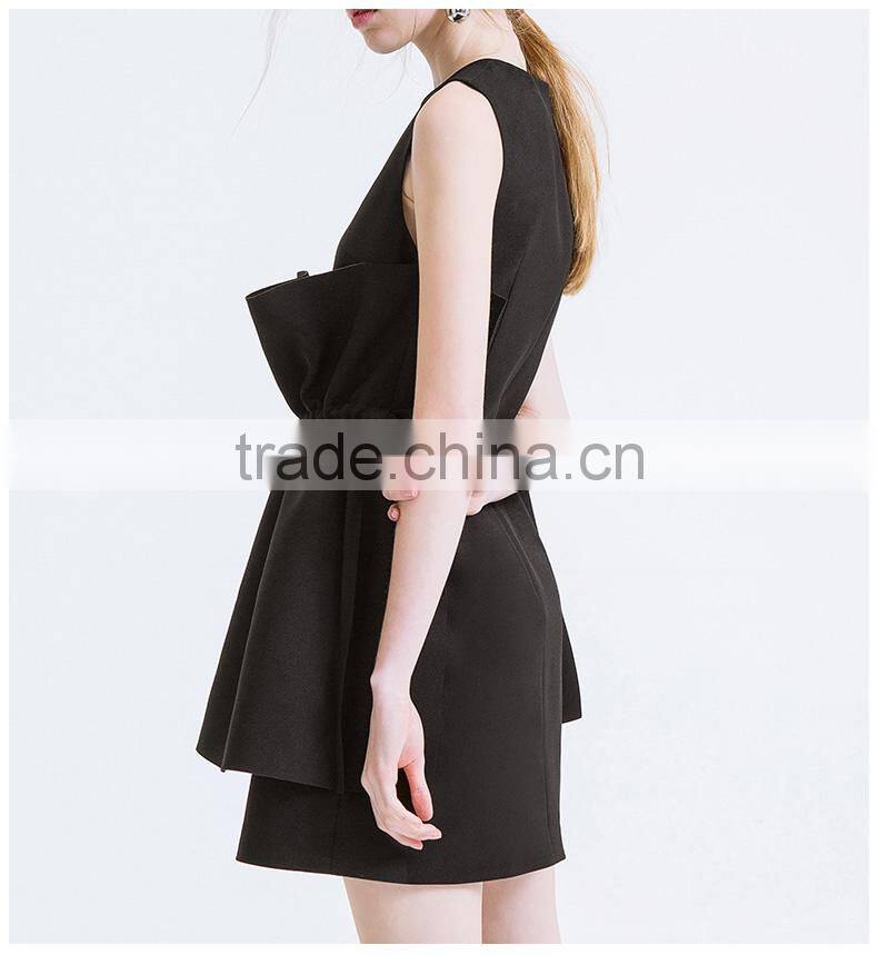 OEM fashion latest ladies summer sexy dress , wholesale black women dresses