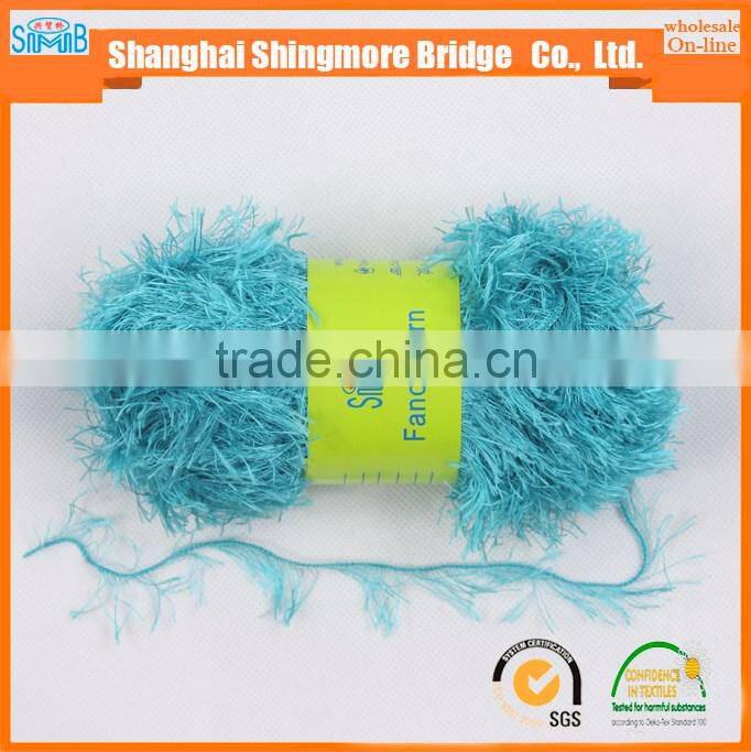 Online shopping knitting yarns china suppliers cheapest price wholesale oeko tex certified feather yarn hand knitting yarn