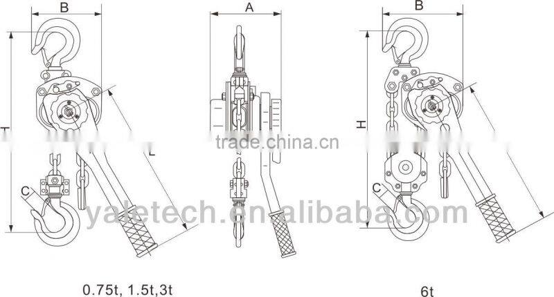 LL Type lifting equipment Lever Hoist