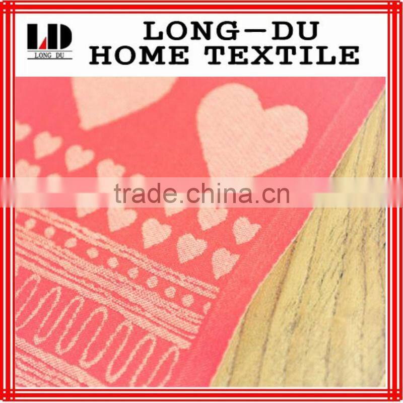 fashion design plain printed cotton tea/kitchen towel