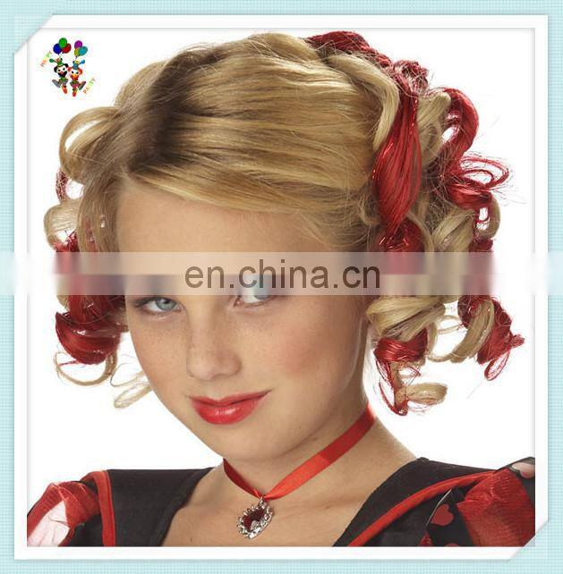 Children Kids Girls Curly Clips Synthetic Hair Pieces HPC-1400