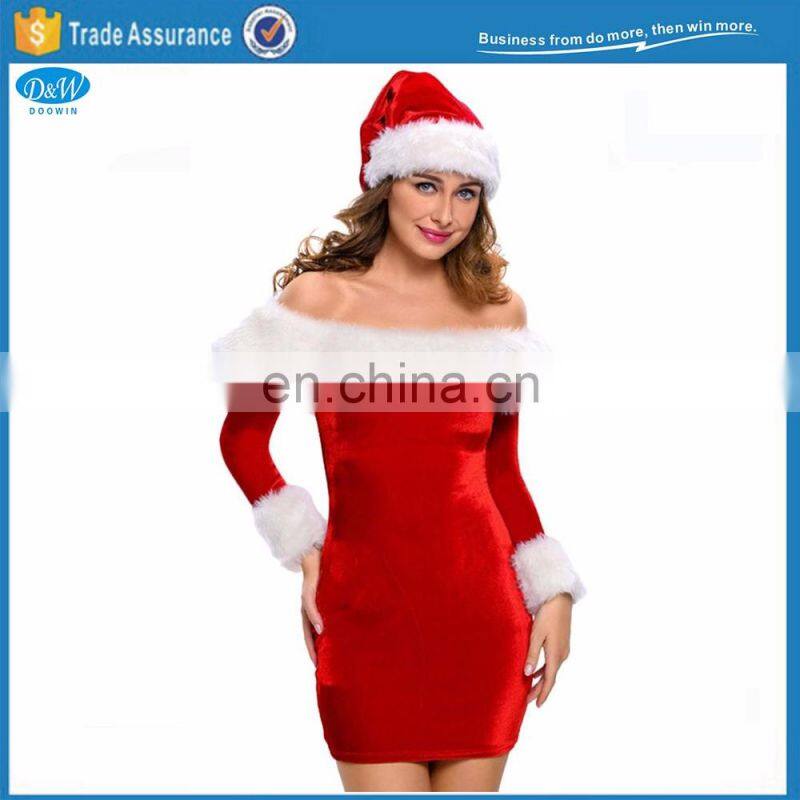 Sexy Ms Santa Claus Fancy Party Dress Outfit