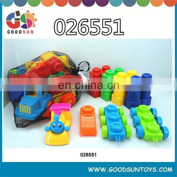 85 PCS warm family building blocks educational children plastic building blocks