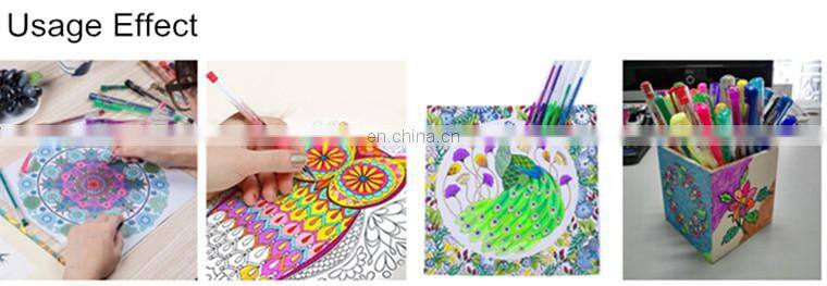 China Factory New Design 48 Gel Pen Set 48 Pack Free Sample Gel Pen Set