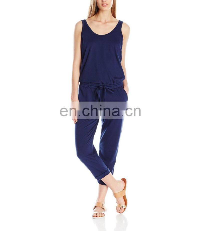 Sleeveless Fashion custom rompers jumpsuits women 2016