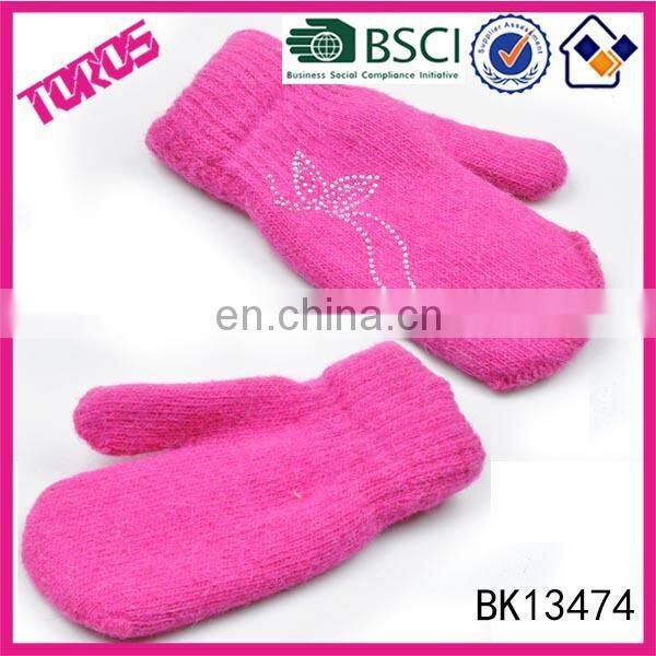 2017 New design knitting cute Winter warm Glove
