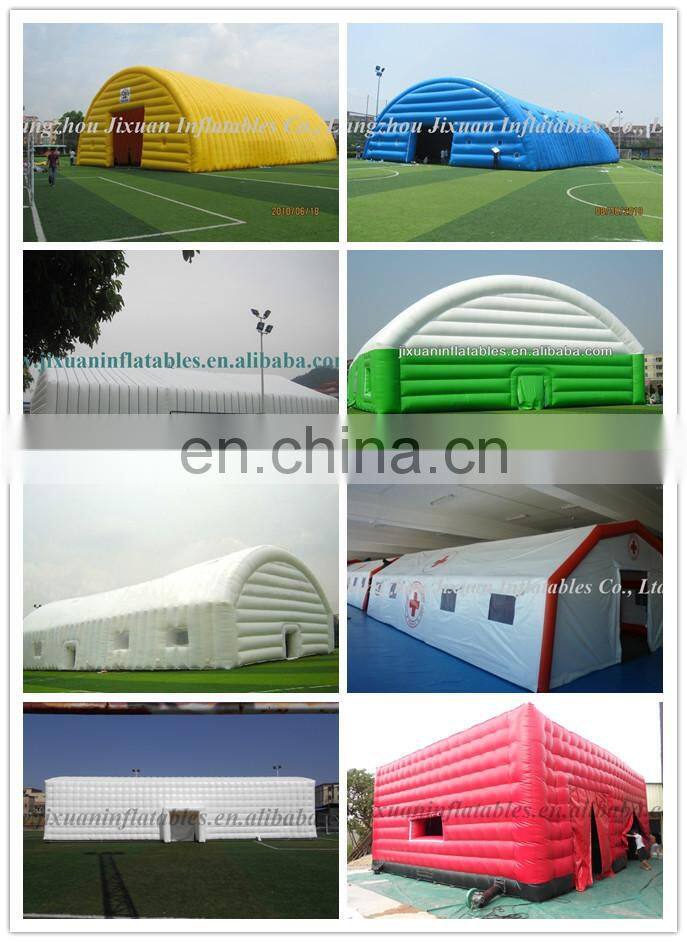 Double pvc inflatable transparent dome inflatable clear dome tent